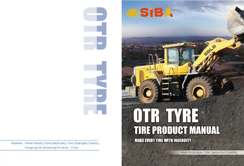 Manual de produs pentru anvelope OTR